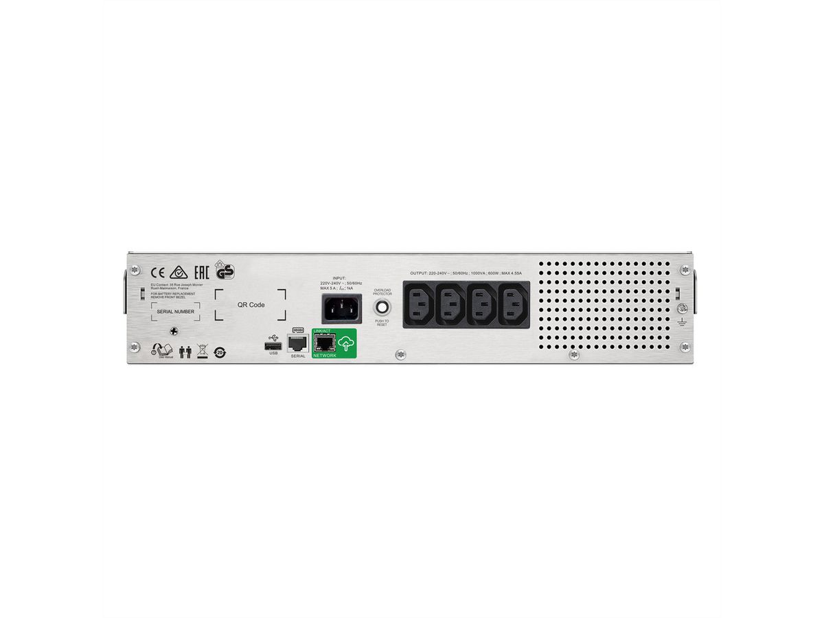 APC SMC1000I-2UC 1000VA 2U Rack mountable LCD