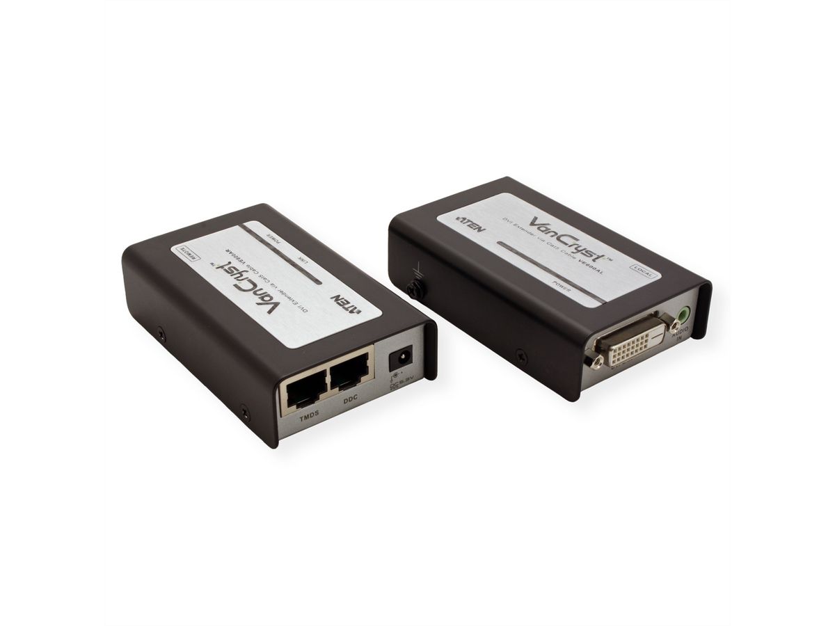 ATEN VE600A DVI Extender, audio, Cat.5e, 60m