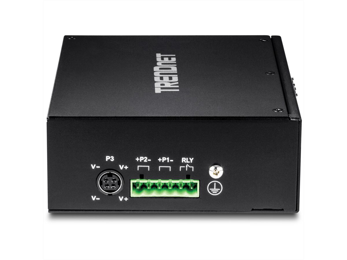 TRENDnet TI-PG102 10Port DIN-Rail Switch Industrial Gigabit PoE+