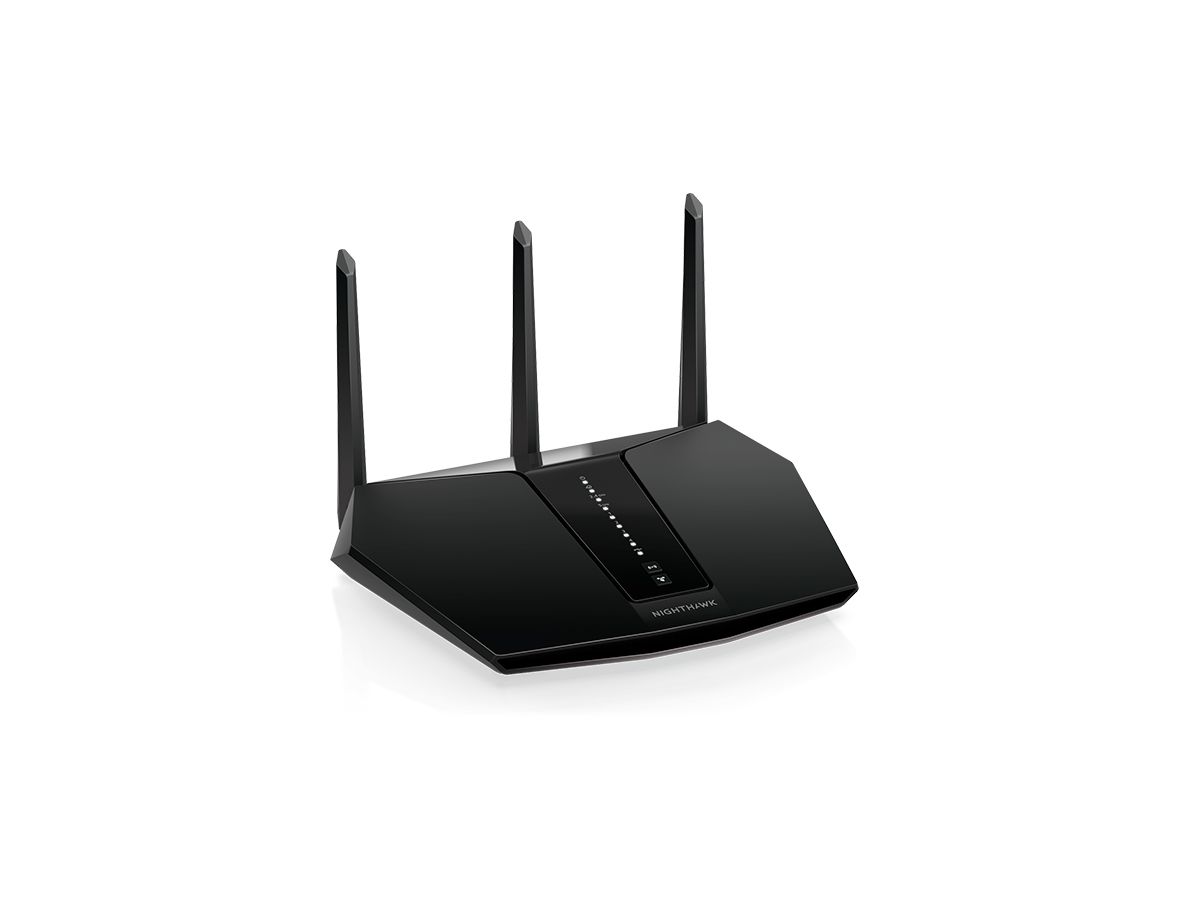 NETGEAR Nighthawk AX/5-Stream AX2400 WiFi 6 Router (RAX30) wireless router Gigabit Ethernet Dual-band (2.4 GHz / 5 GHz) Black