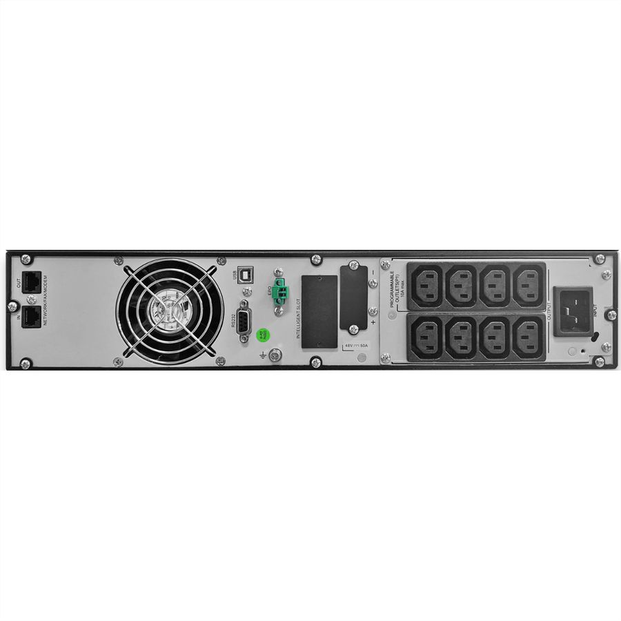 ROLINE ProSecure III 3000 RM2HE - Online UPS, 19" rack-versie, zwart, zwart