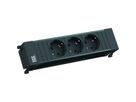 BACHMANN POWER FRAME 3xCEE7/3 short plastic profile