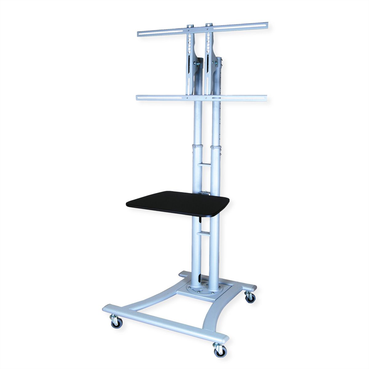 VALUE LCD/TV rolstandaard, tot 50 kg (27" tot 60"), zilver