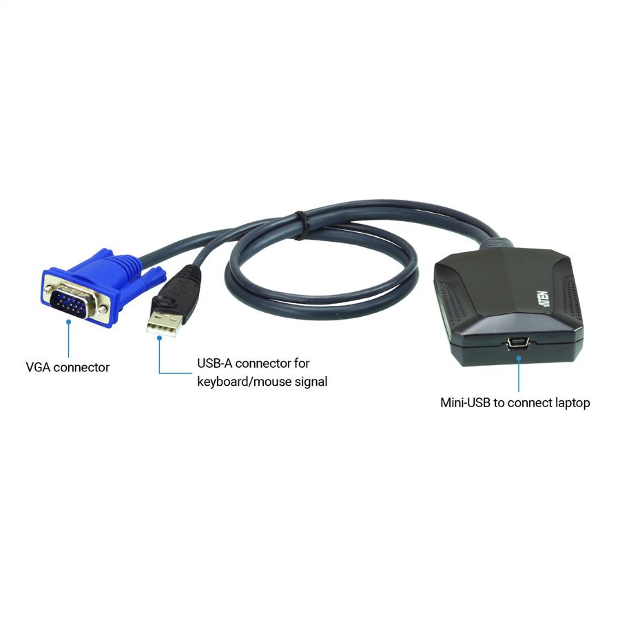 ATEN CV211 laptop USB consoleadapter
