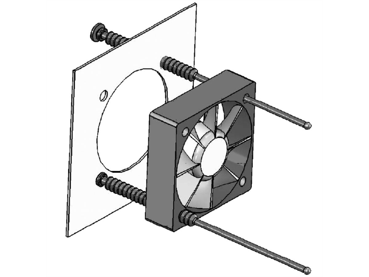 SCHROFF Interscale ventilatorkabel