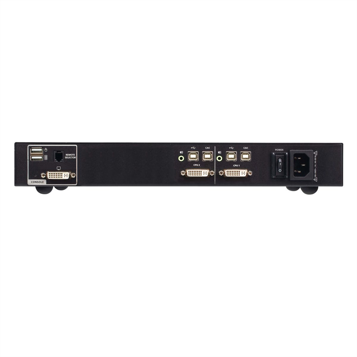 ATEN CS1182D4C 2-poorts USB 4K DVI Secure KVM met Card Reader