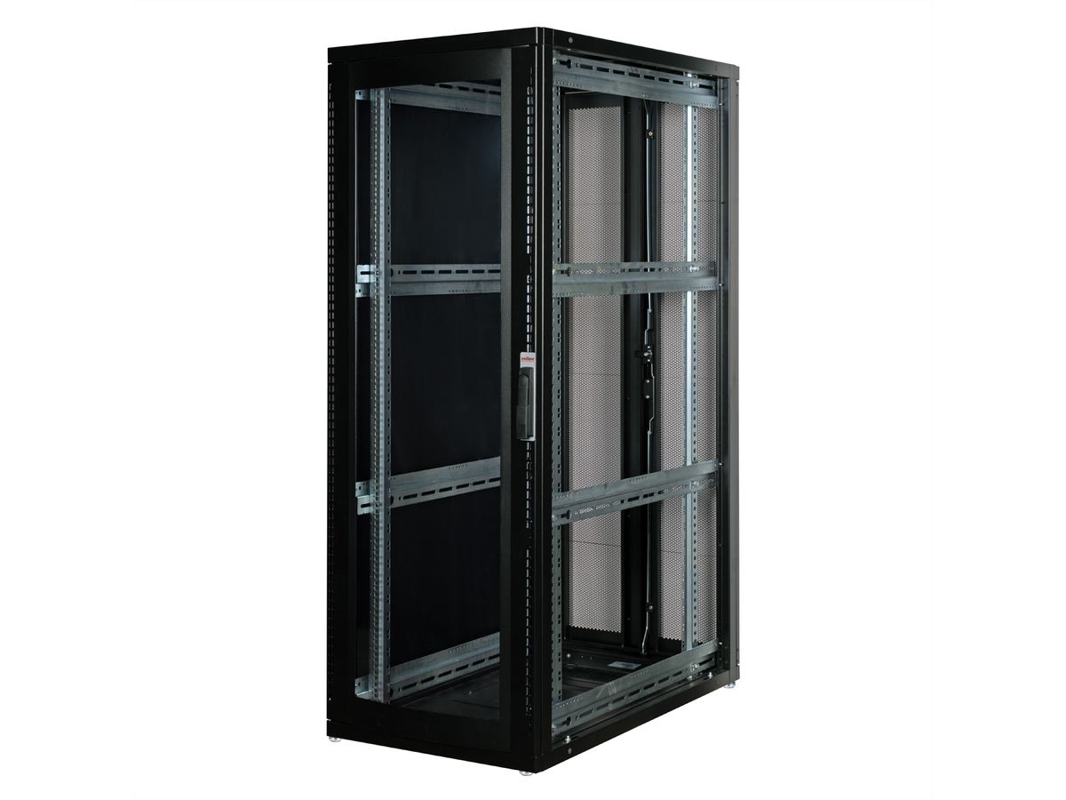 ROLINE 19-inch server rack Pro 36 U, 600x1000 BxD zwart plexiglas