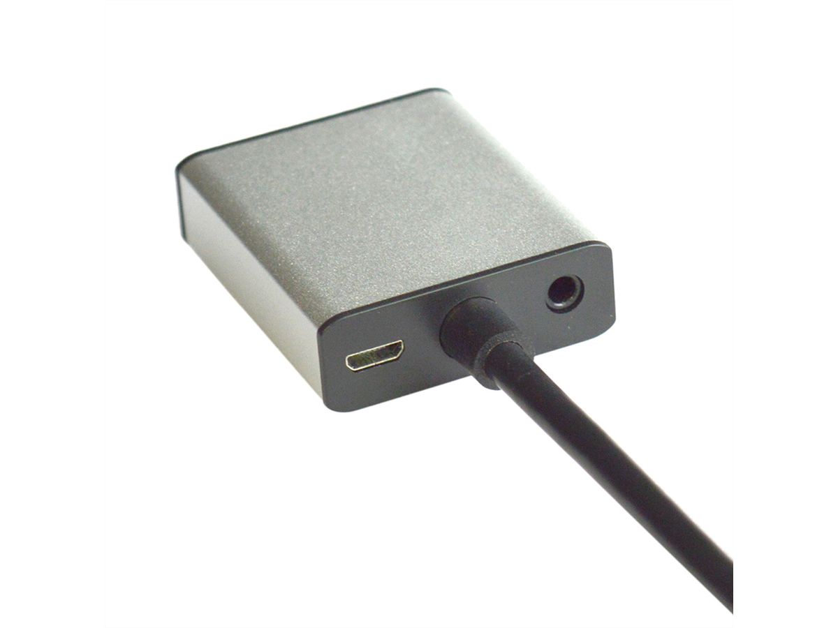 VALUE adapterkabel HDMI naar VGA+3,5 mm audio (stereo)