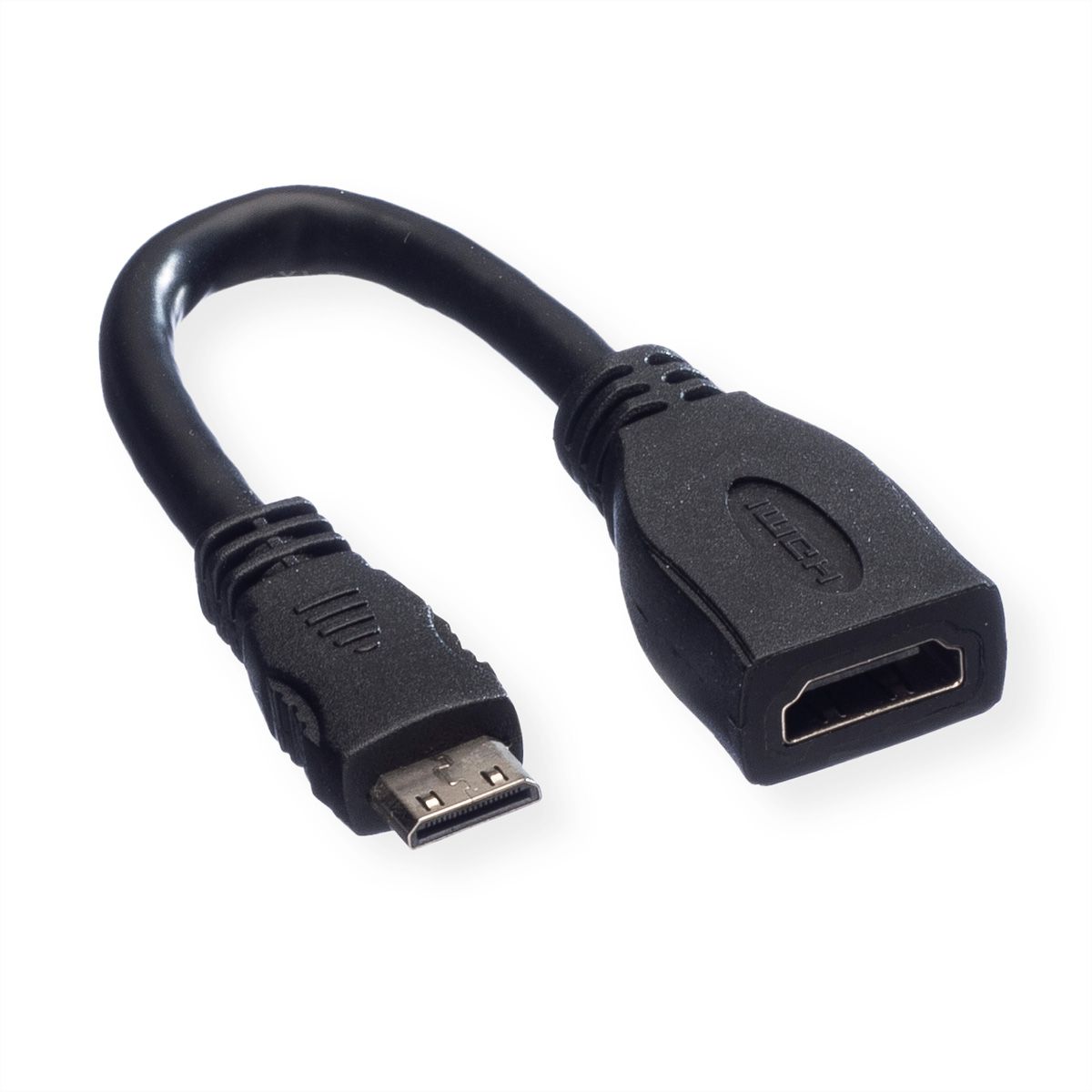 VALUE HDMI High Speed Cable + Ethernet, A - C, F/M, 0.15 m