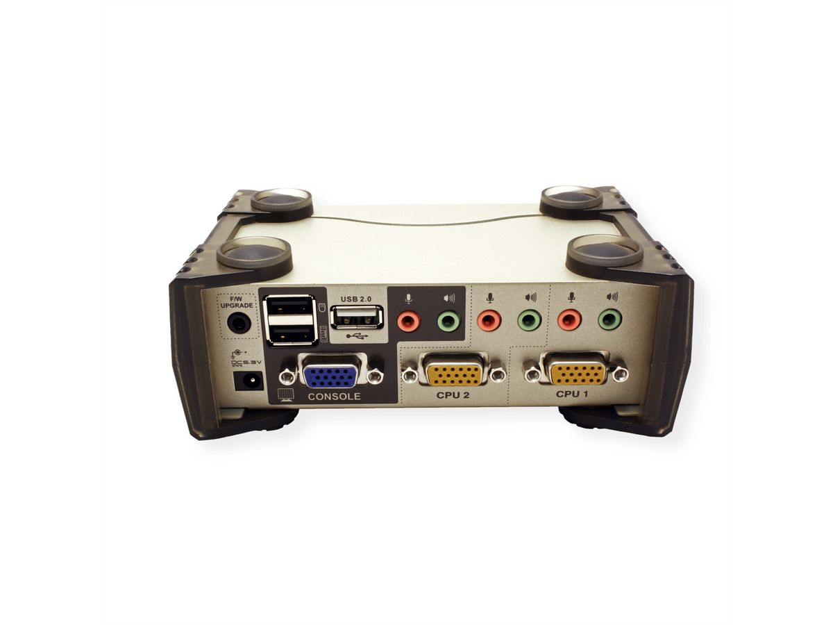 ATEN CS1732B KVM Switch VGA, PS/2-USB, Audio, USB-Hub, 2 Ports