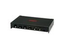 ROLINE Mini Patchpanel, Cat.6A/Cl.EA, 0.5U, 6x RJ45 ports, shielded, black