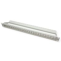 ROLINE 19" keystone patchpaneel, 24P, niet afgeschermd, grijs