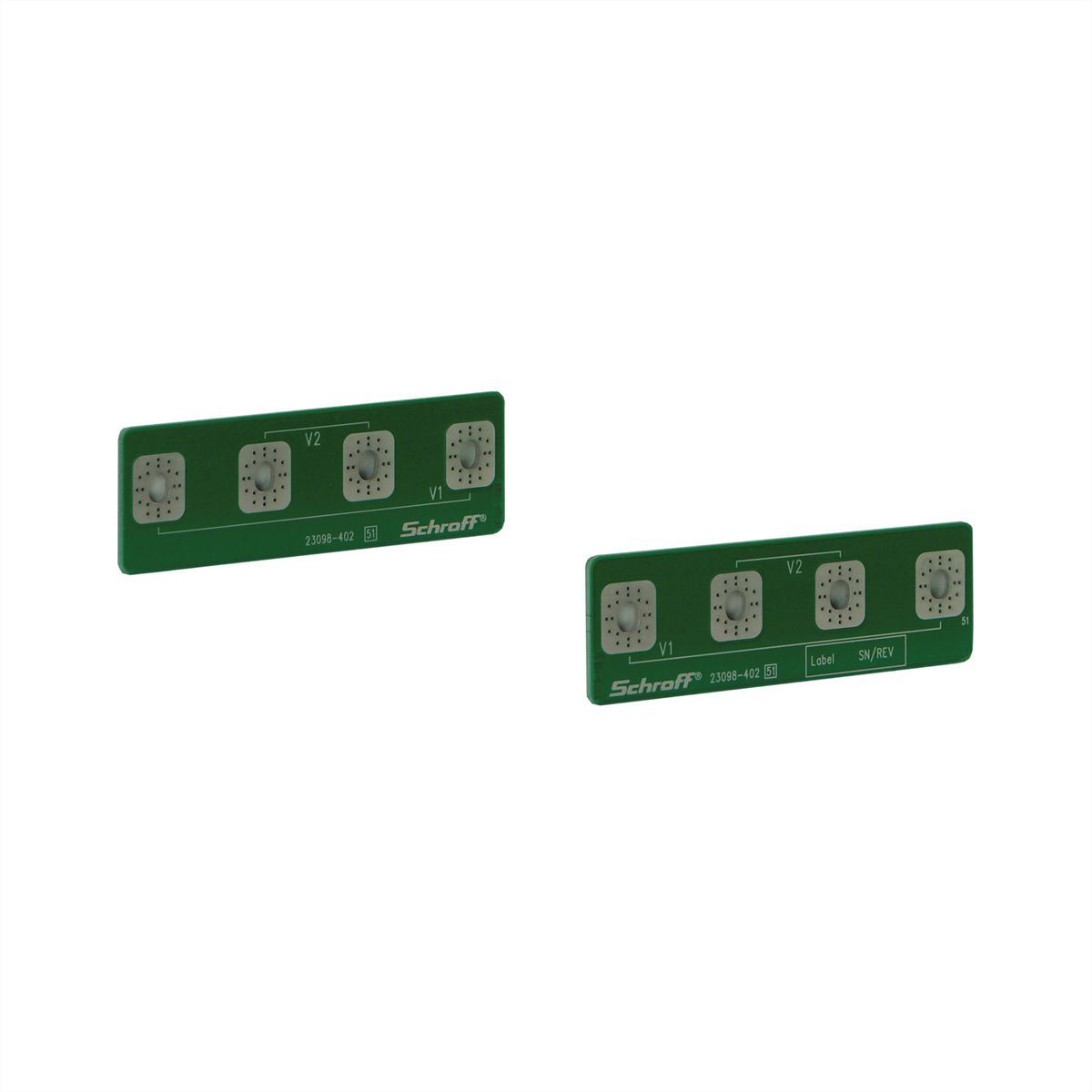 SCHROFF CPCI Serial Power Adapter Board, 2 x V1, 2 x V2, 1221