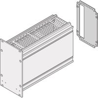 SCHROFF-frame insteekmodule achterpaneel met uitsparing voor een connector, 3 HE, 8 PK