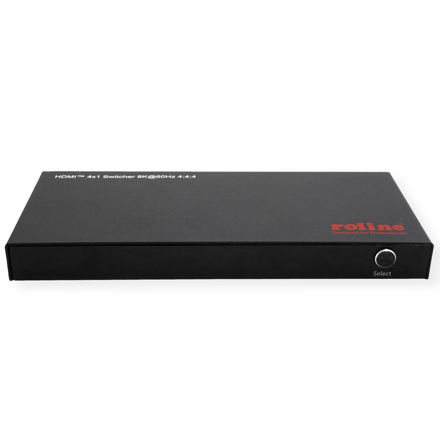 ROLINE HDMI Switch, 4x1, 8K60Hz, with Remote Control