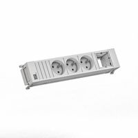 BACHMANN POWER FRAME 3xUTE 1xCM 0.2m GST18 RAL9010