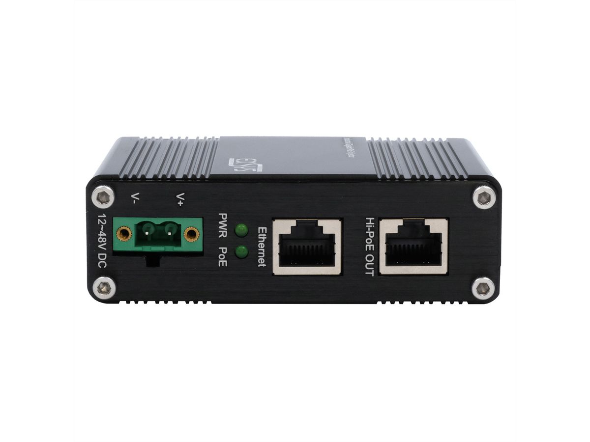 EXSYS EX-60310 PoE+ Gigabit-injector 60W