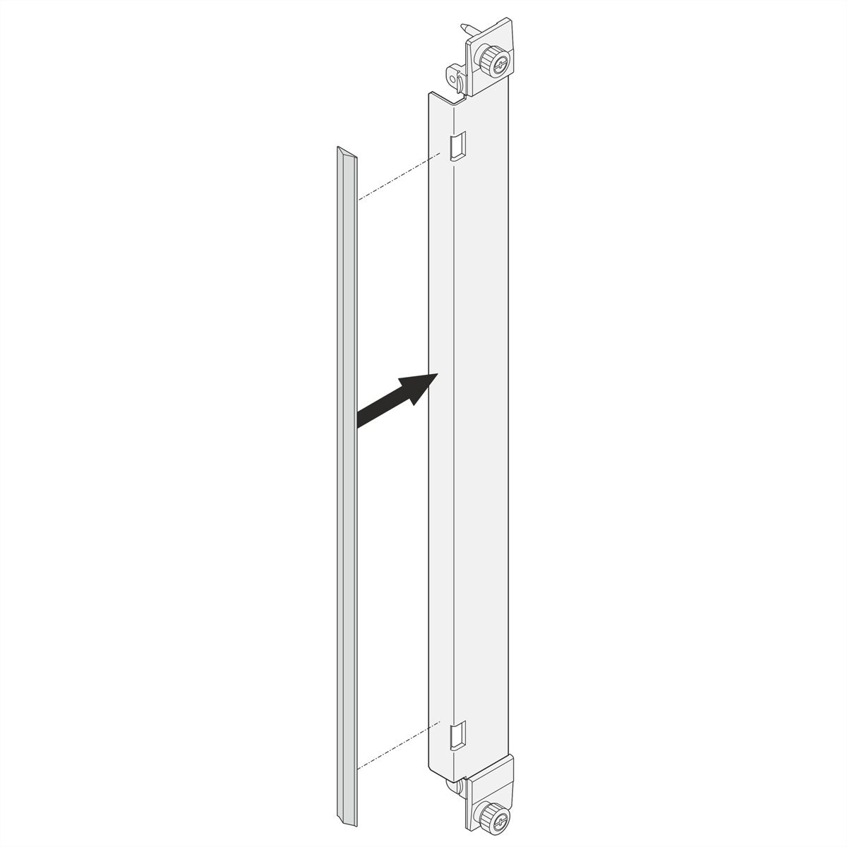 SCHROFF ATCA Mesh Gasketing for Front Panel, Self-Adhesive