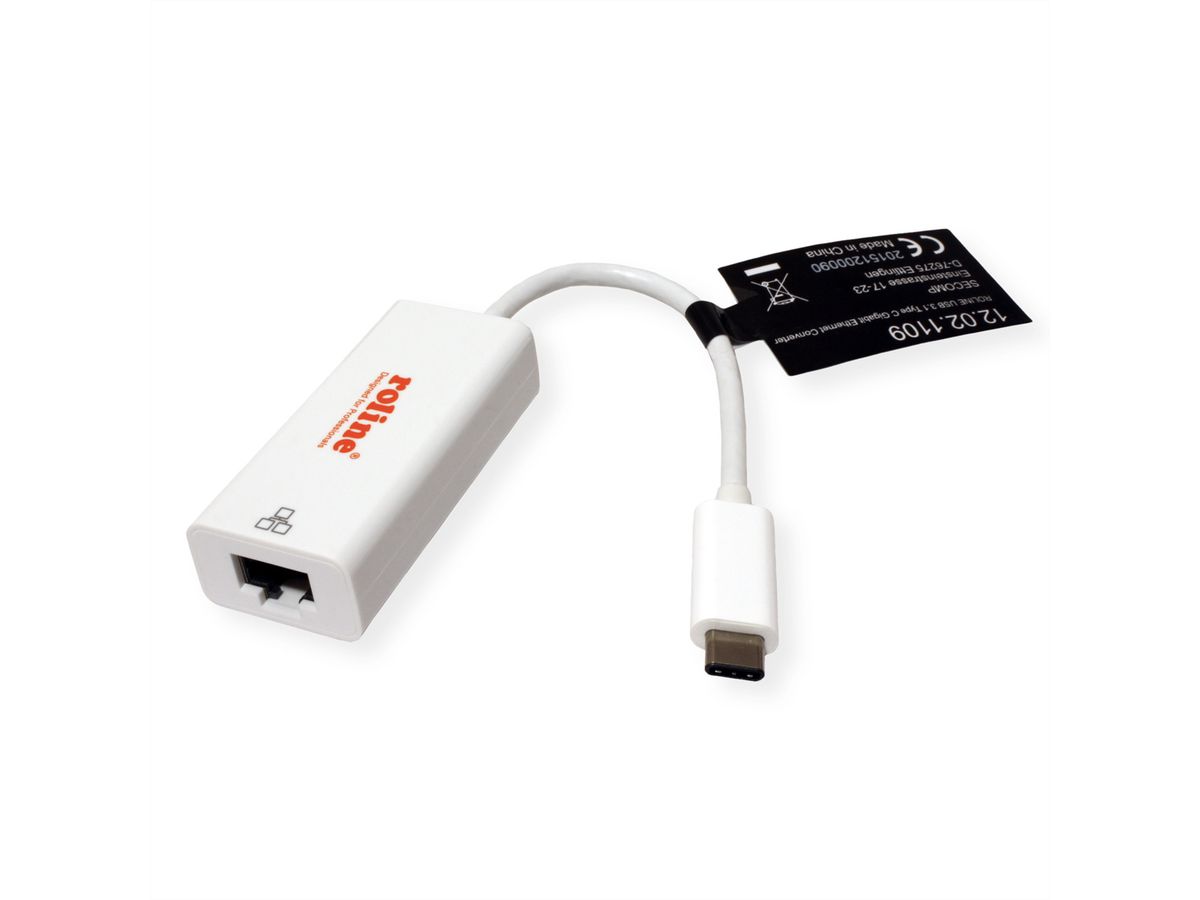 ROLINE USB 3.2 Gen 2 to Gigabit Ethernet Converter
