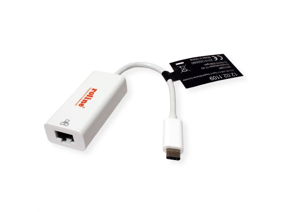 ROLINE USB 3.2 Gen 2 naar Gigabit Ethernet Converter