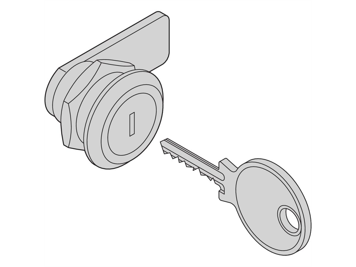 SCHROFF Novastar Panel Lock for Rear Panel
