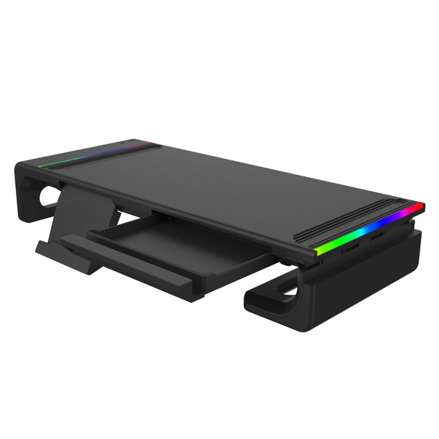 ANTEC MS100 CyberDeck RGB Laptop & Monitor Ständer, bis 30 kg