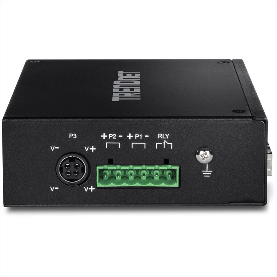 TRENDnet TI-PG62 6-Port Gigabit Switch PoE+ DIN-Rail Industrial