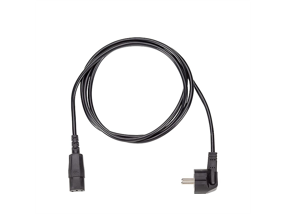 BACHMANN Zuleitung H05VV-F 3G0.75, 2,0m schwarz 30/35 C13