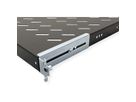 ROLINE 19-inch plank 1 U, 770 mm diep 50 kg zwart
