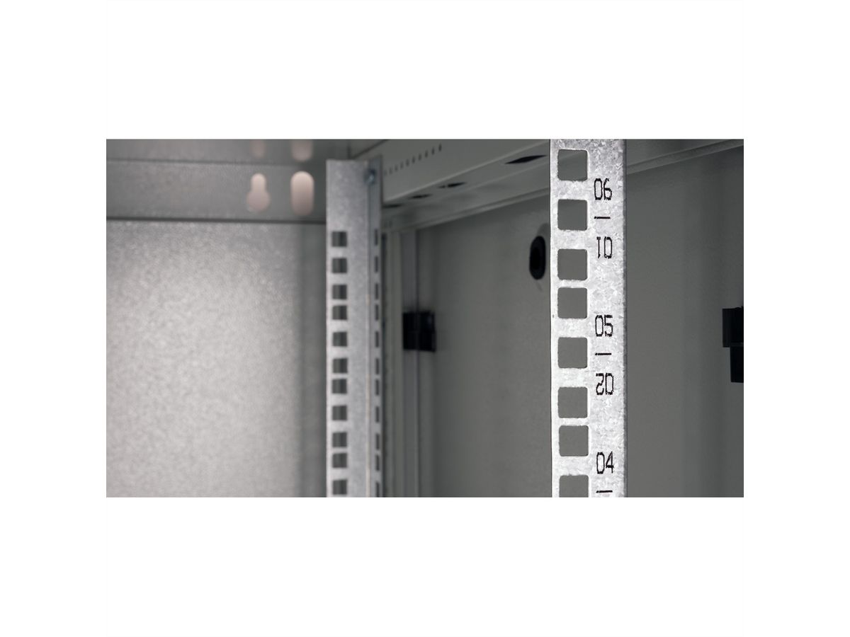 ROLINE 19" Wall Cabinet Basic Plus 6U, 600x600 BxT grey