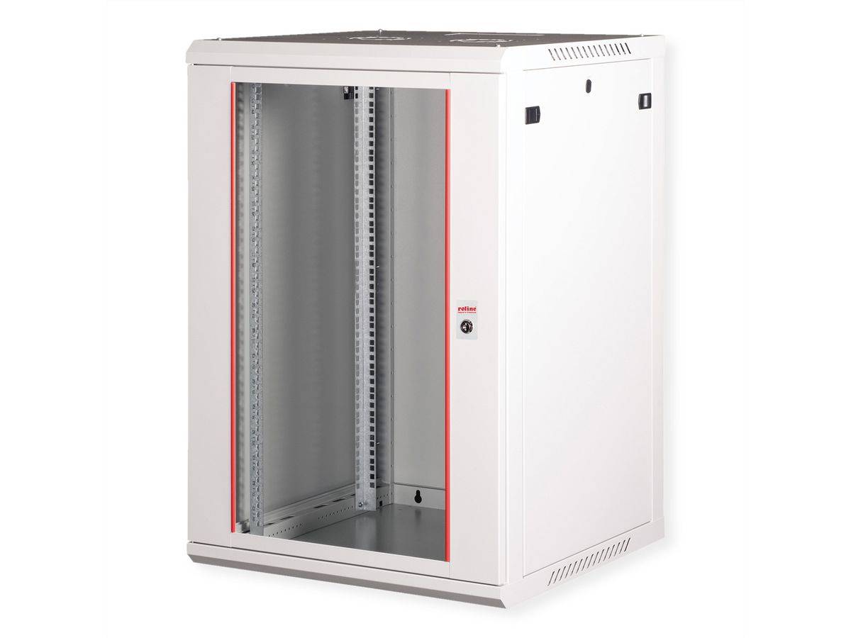 ROLINE 19" Wall Cabinet Basic Plus 18U, 600x600 BxT grey