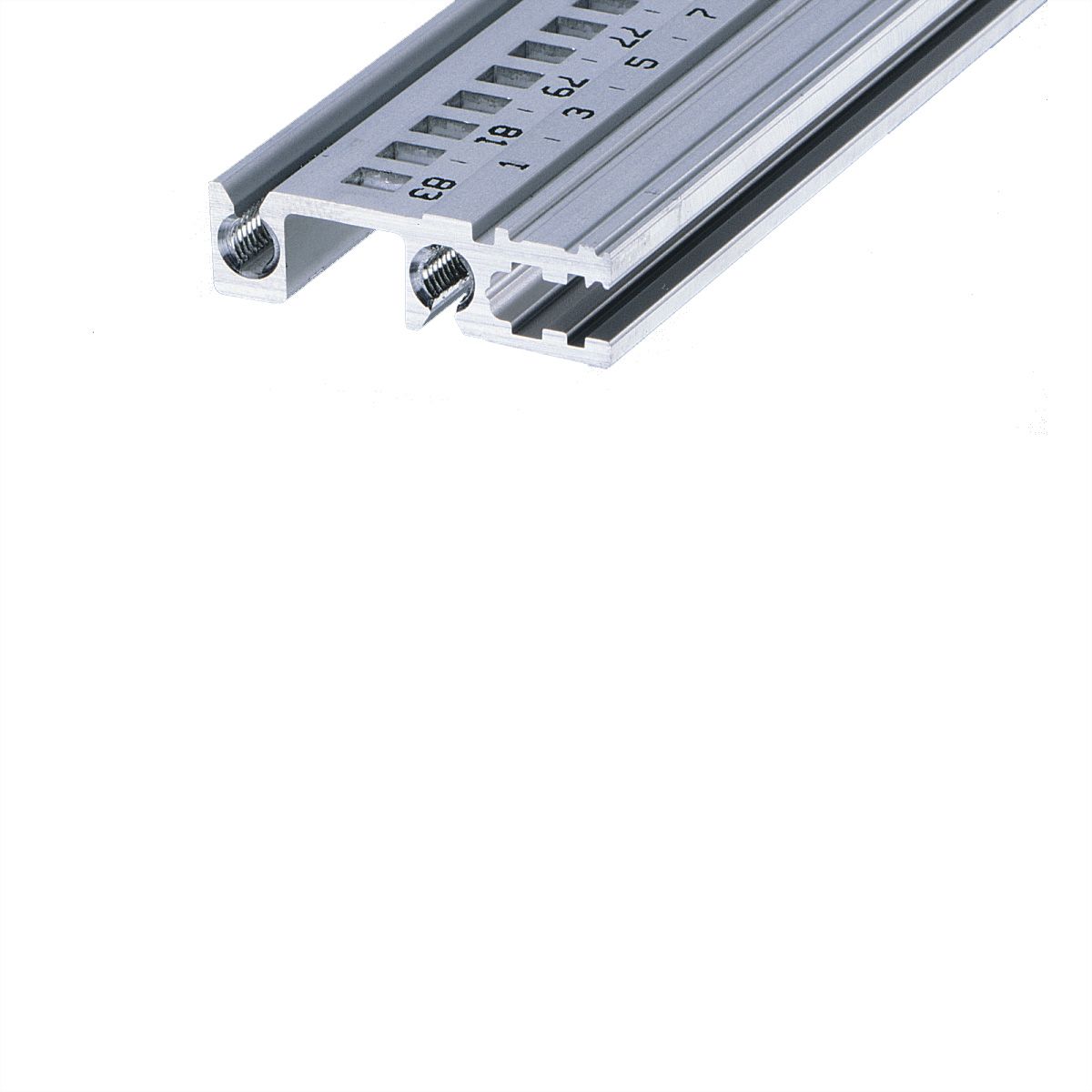 SCHROFF horizontale rail achteraan, type H-VT, zwaar, 84 pk
