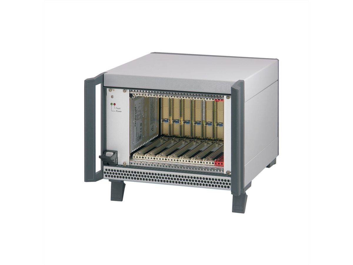 SCHROFF CPCI-systeem met aansluitbare PSU, desktop, 4 HE, 8 sleuven, 44 HP