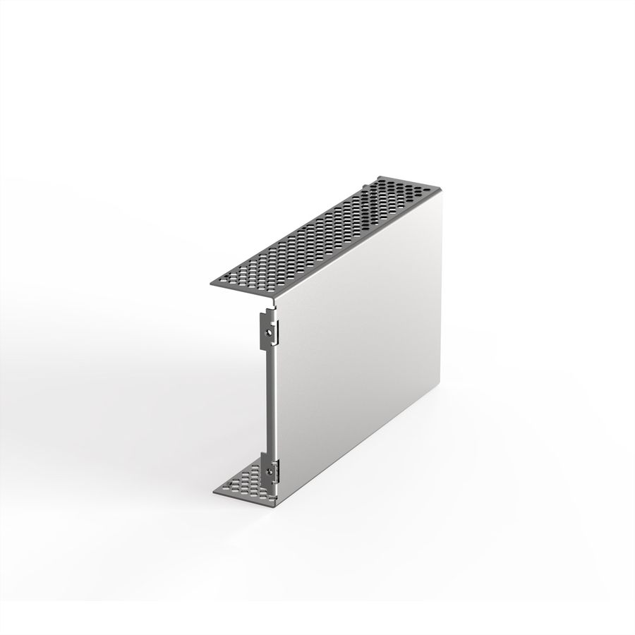 SCHROFF Perforated Hood For Frame Type PIU, 3U, 12HP, 227D