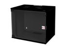 ROLINE 19-inch wandbehuizing Basic 7 U, 540x400 BxD Bouwpakket zwart
