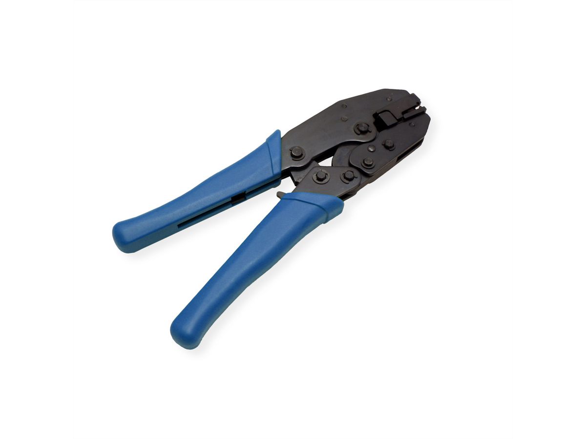 VALUE Crimping Tool for Hirose RJ-45 TM21 and TM31 Plugs, blue
