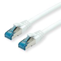 VALUE S/FTP Patch Cord Cat.6A (Class EA), white, 10 m
