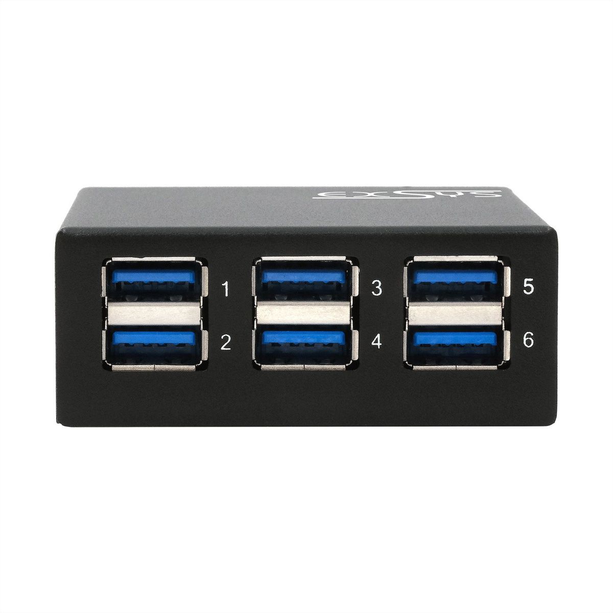 EXSYS EX-11246HMS 6-Port USB 3.2 Gen 1 Hub