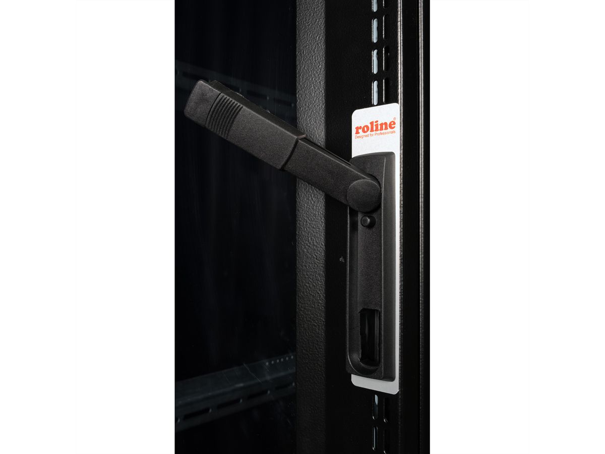 ROLINE 19-inch server rack Pro 36 U, 600x1000 BxD zwart plexiglas