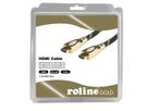 ROLINE GOLD HDMI Ultra HD Cable + Ethernet, M/M, Retail Blister, 5 m