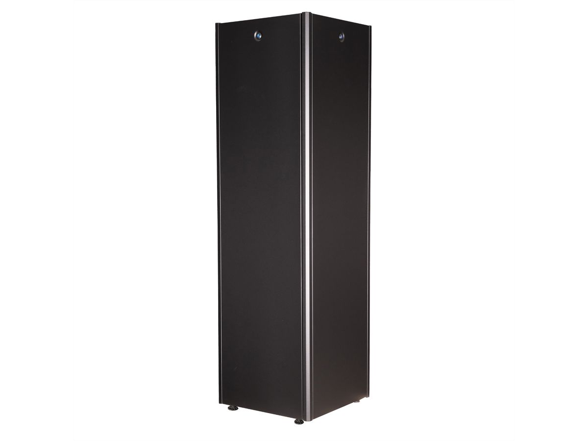 ROLINE 19-inch netwerkkast Basic 42 U, 600x600 BxD Glazen deur zwart