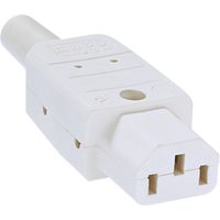 BACHMANN cold appliance socket no.794 70°C, white