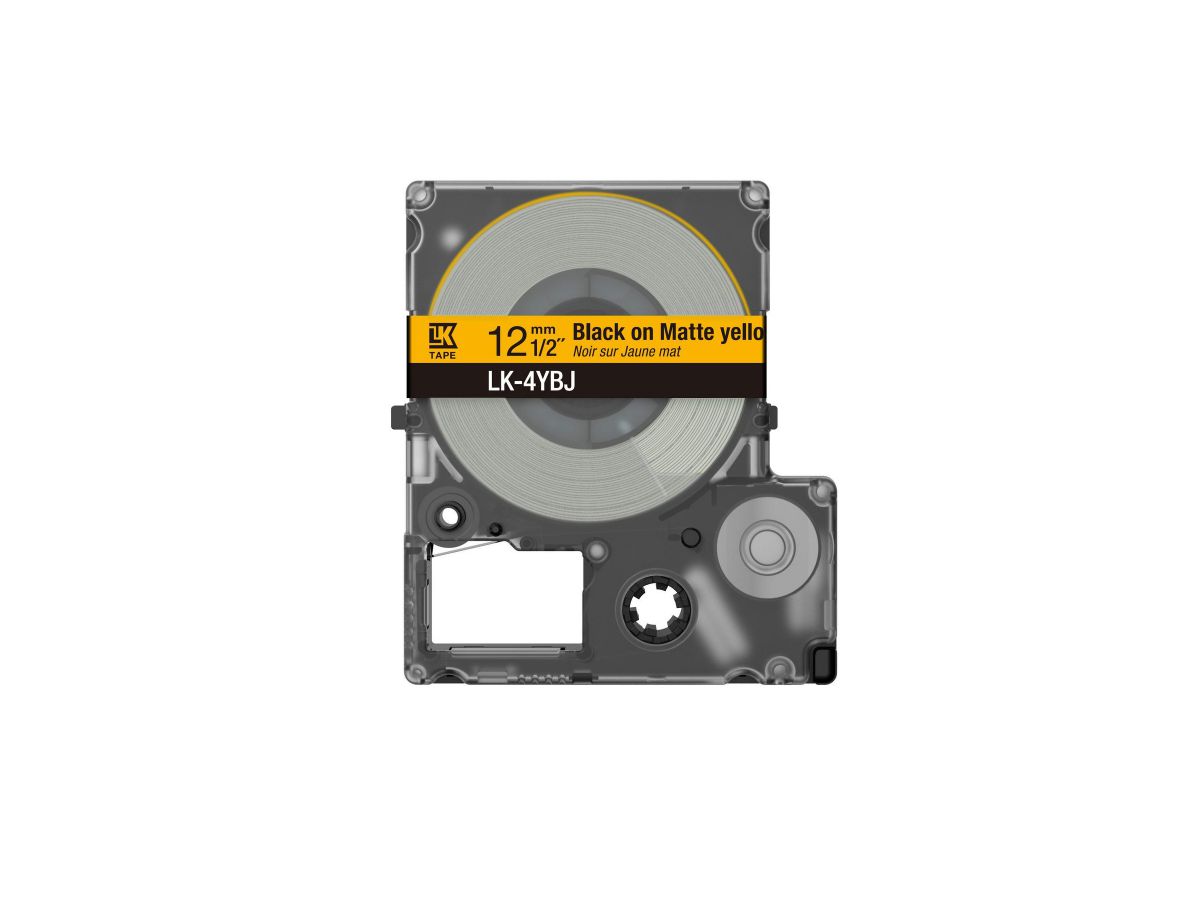 Epson C53S672073 labelprinter-tape Zwart op geel