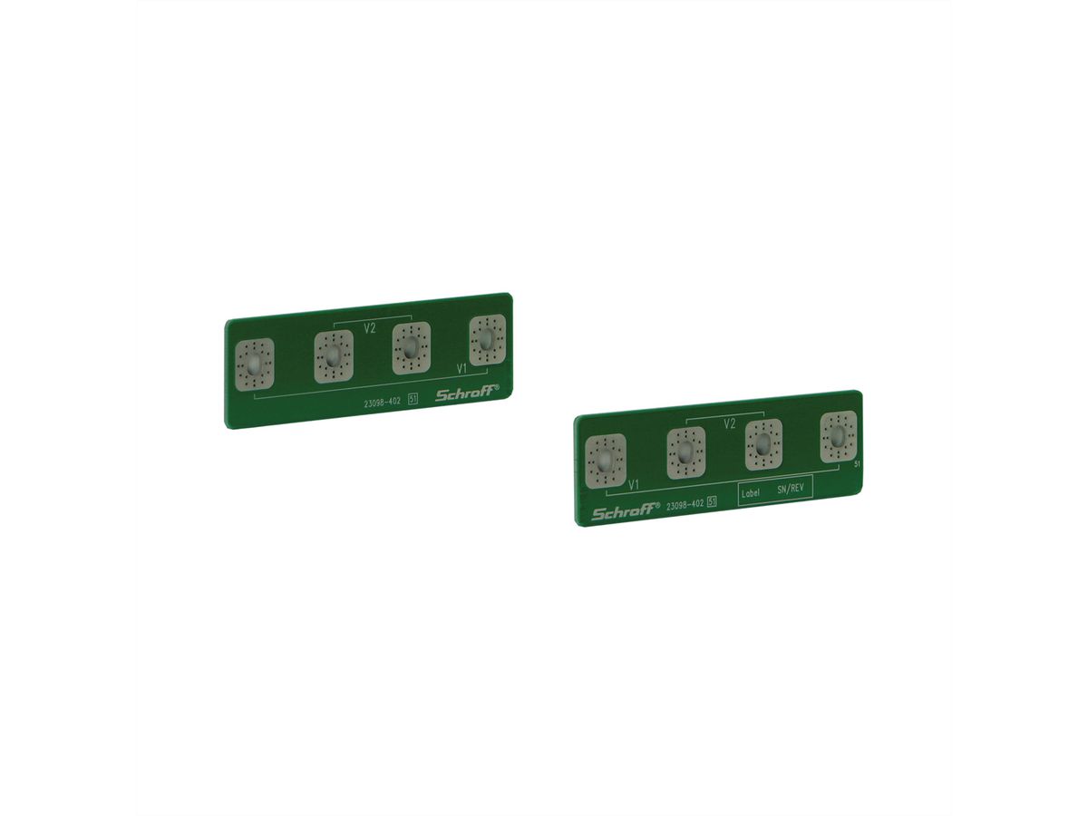 SCHROFF CPCI seriële voedingsadapterkaart, 2 x V1, 2 x V2, 1221