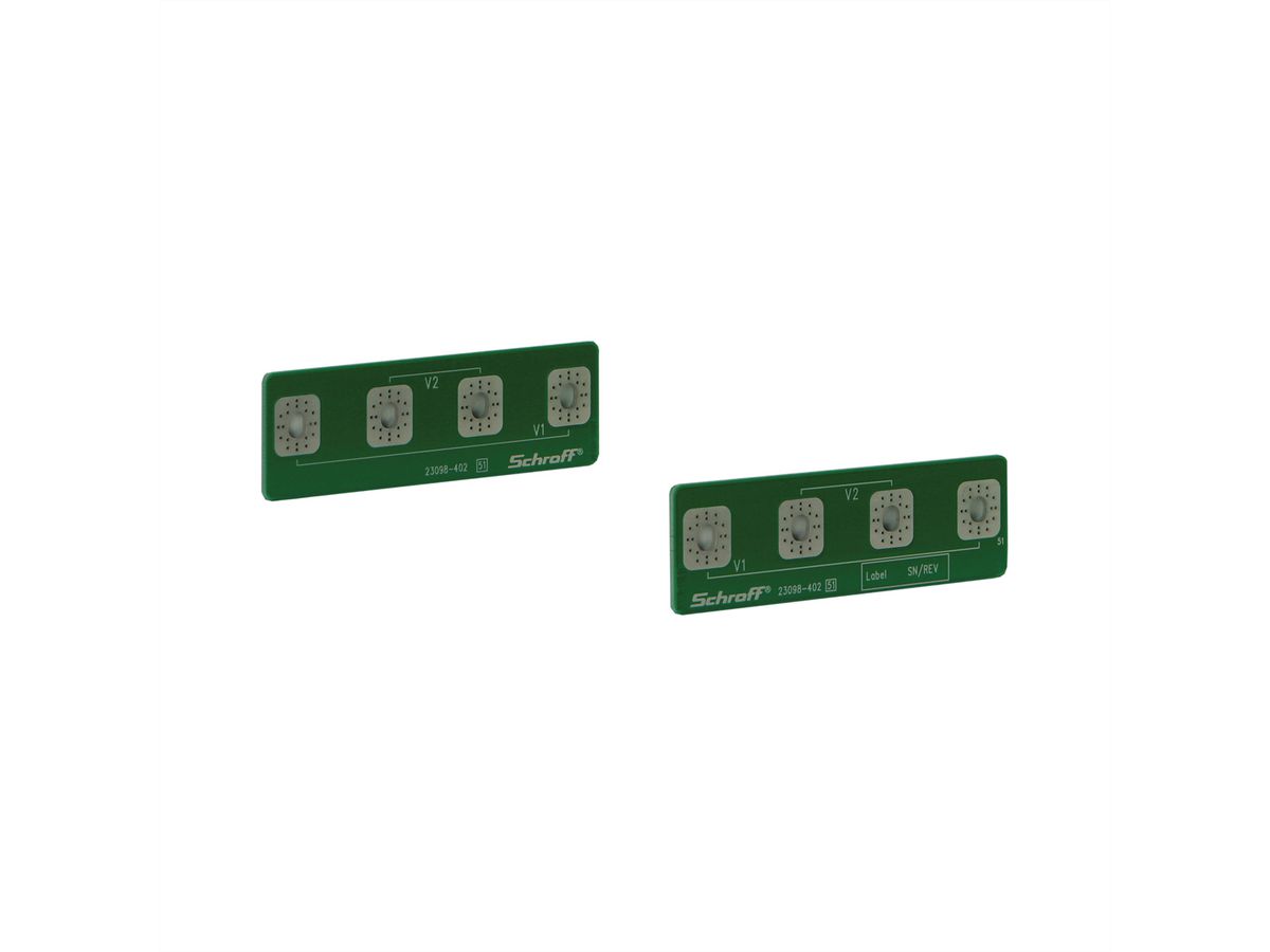 SCHROFF CPCI seriële voedingsadapterkaart, 2 x V1, 2 x V2, 1221