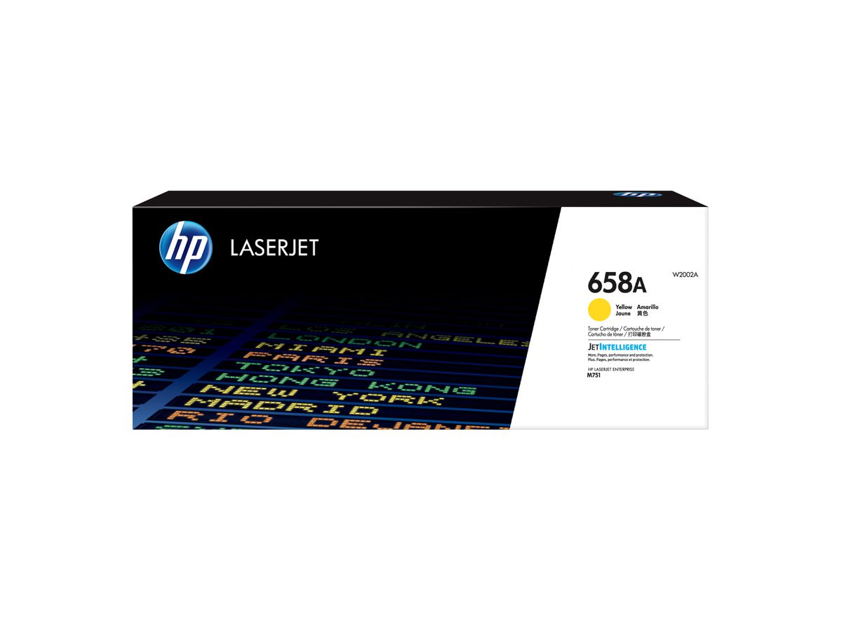HP 658A originele gele LaserJet tonercartridge