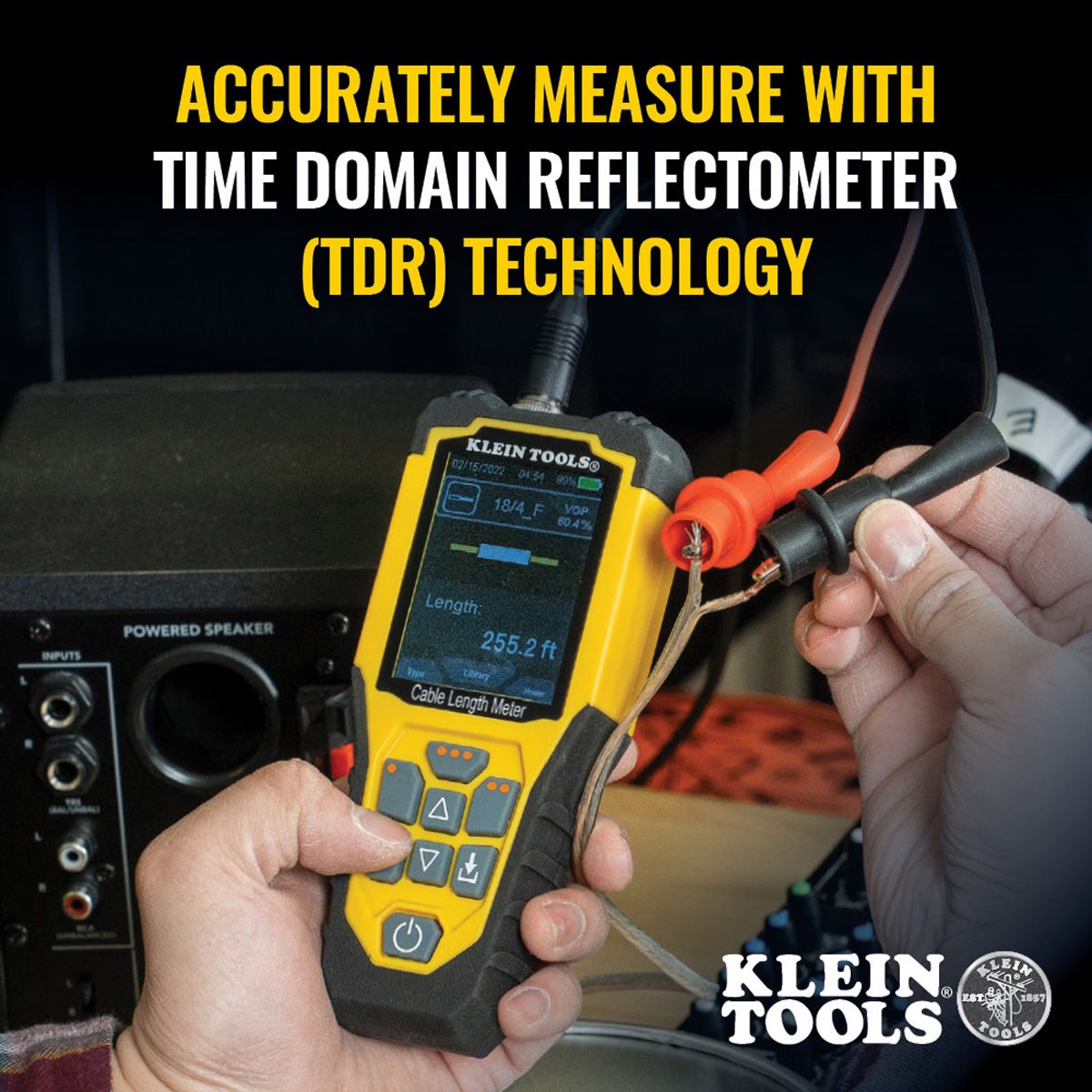 KLEIN TOOLS 501-915 TDR Cable Length Meter