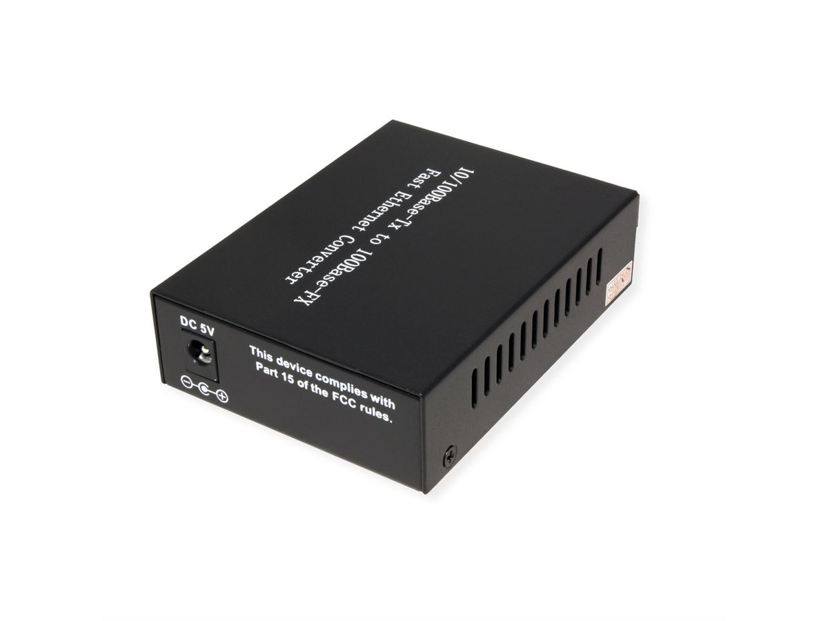 VALUE Fast Ethernet Converter, RJ45 - SC