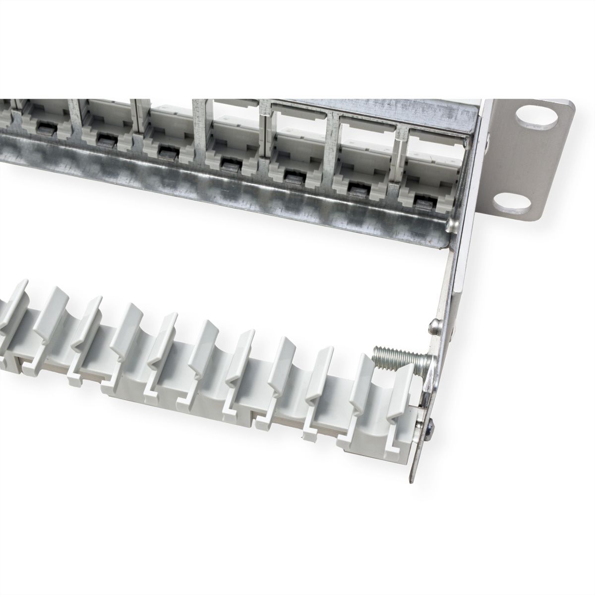 METZ CONNECT 19" Paneel 1HE Moduledrager leeg voor 24 modules (E-DAT of C6A)