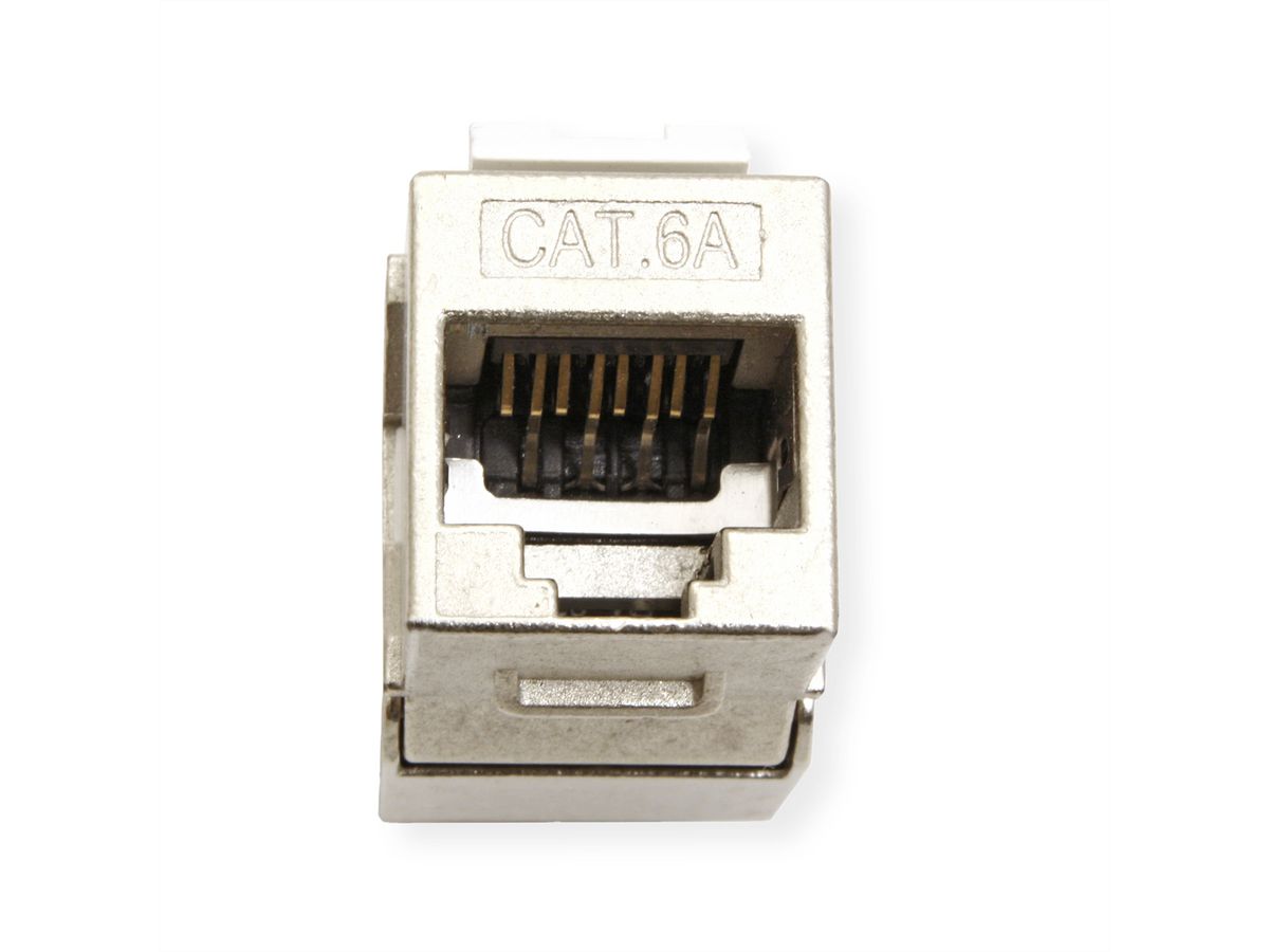 VALUE Keystone Jack, Cat.6A (Class EA), RJ-45, STP, tool-free, SLIM